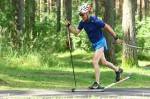 Контрольные тренировки по бегу с имитацией лыжного хода и лыжероллерам классическим стилем