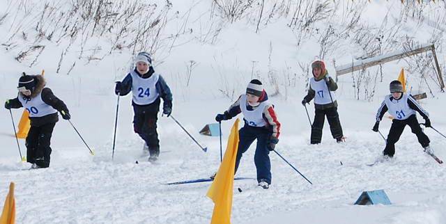 Спортивный лыжный праздник в микрорайоне Ферма