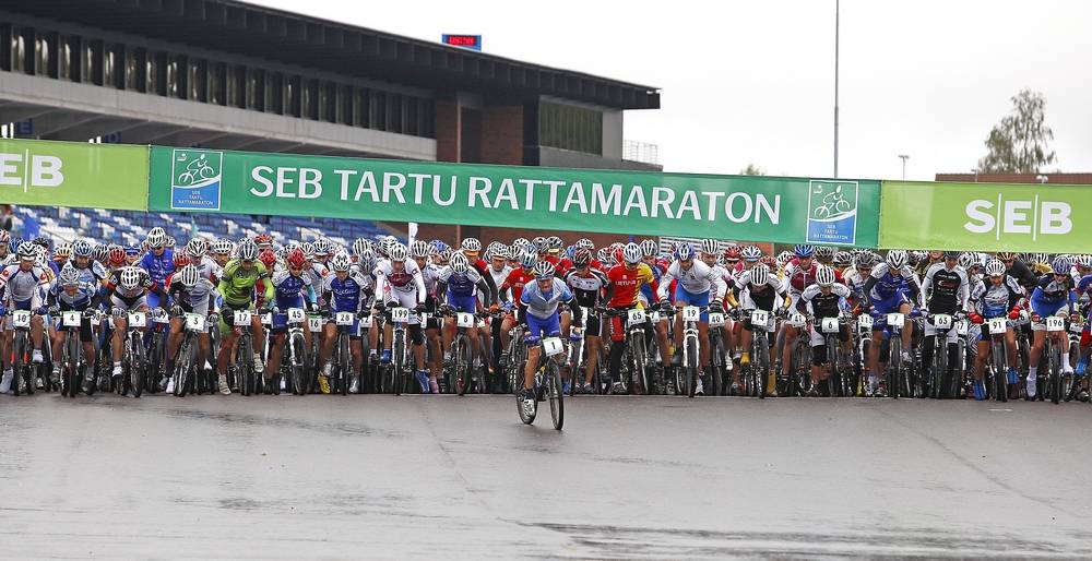 Веломарафон  Tartu Rattamaraton: 6319 гонщика на финише