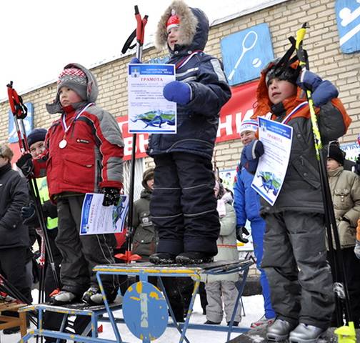 Лыжная гонка в честь Дня Защитника Отечества в Сергиев Посаде
