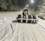 Трассу завалило снегом? Значит нужен каток-снегоукладчик SNOWPRO