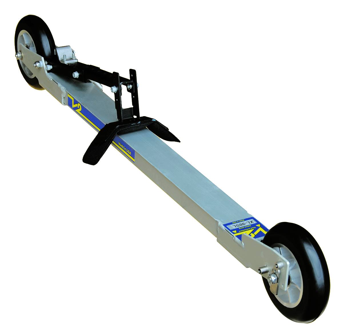 Недорогие коньковые лыжероллеры V2-XL98SL для асфальта. Платформа из алюминиевого сплава. Колесо 98х24мм. 